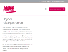 Tablet Screenshot of amigopromotion.nl